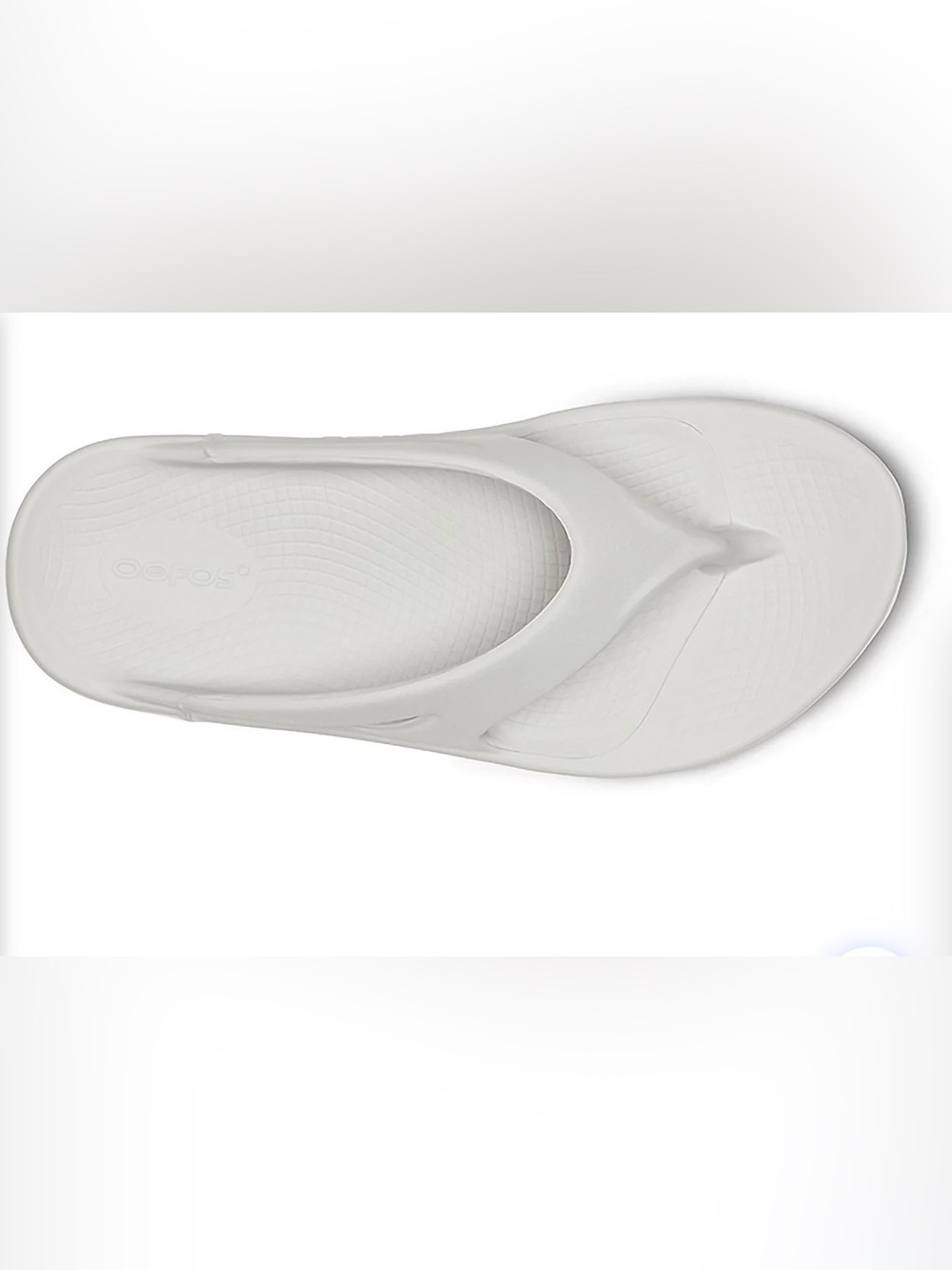 OOFOS White Women's Foam Slide Sandals 8 1/2 W - Picture 8 of 8